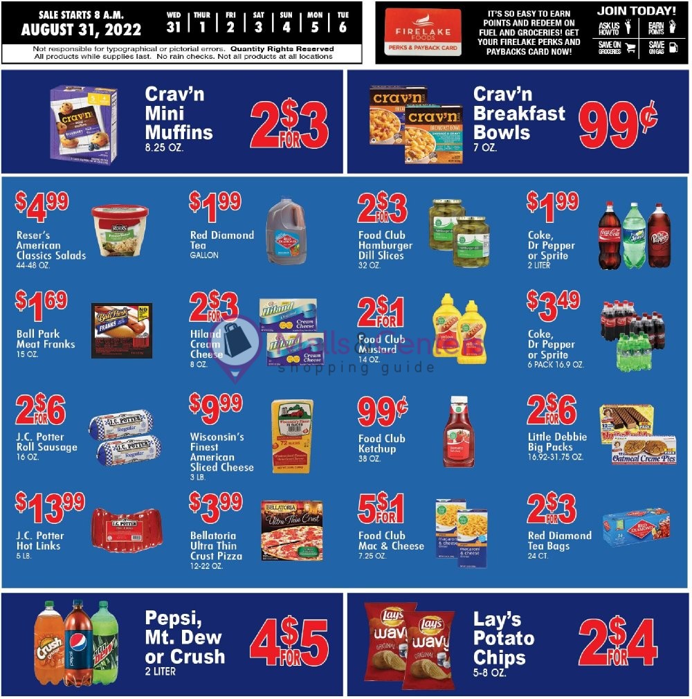FireLake Discount Foods Weekly ad valid from 08/31/2022 to 09/06/2022