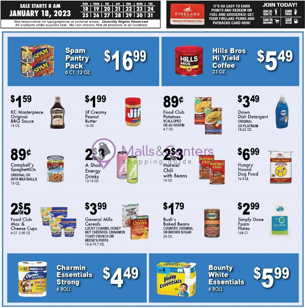 FireLake Discount Foods Weekly ad valid from 01/18/2023 to 01/31/2023