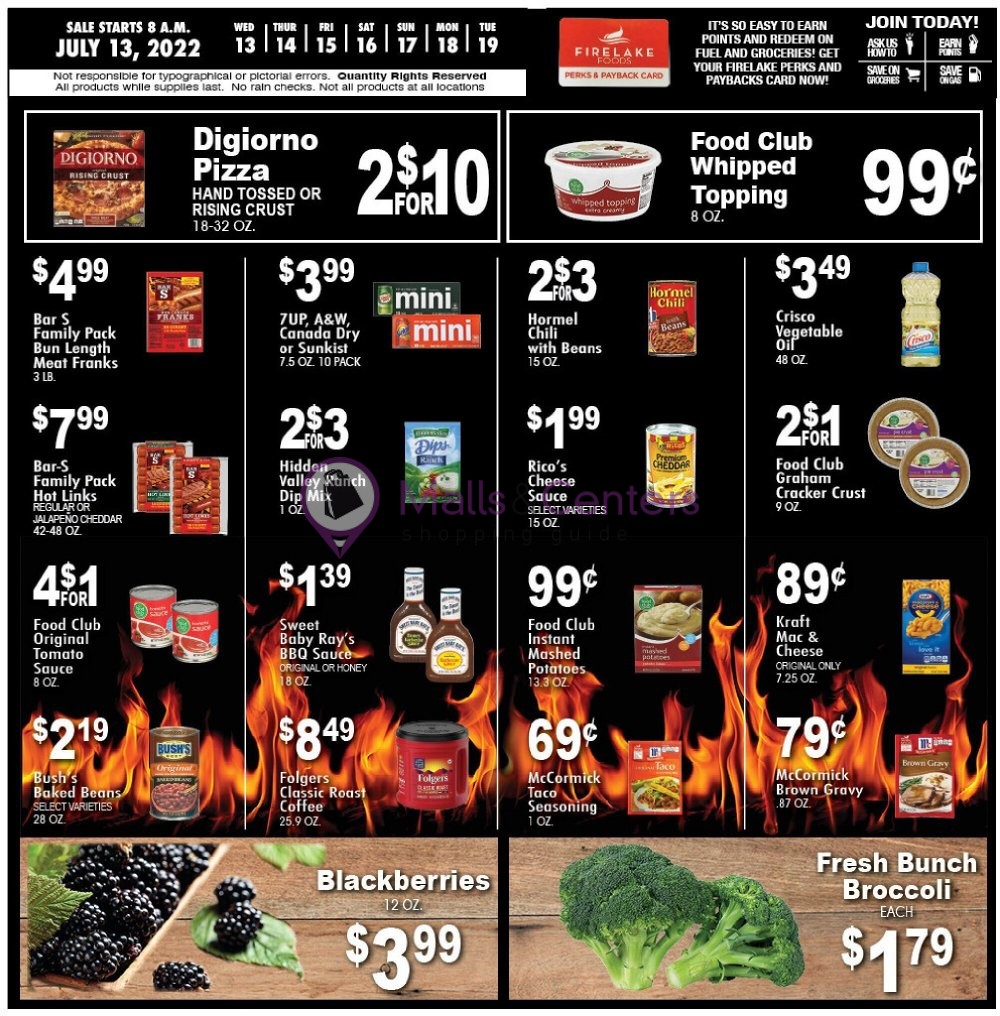 FireLake Discount Foods Weekly ad valid from 07/13/2022 to 07/19/2022