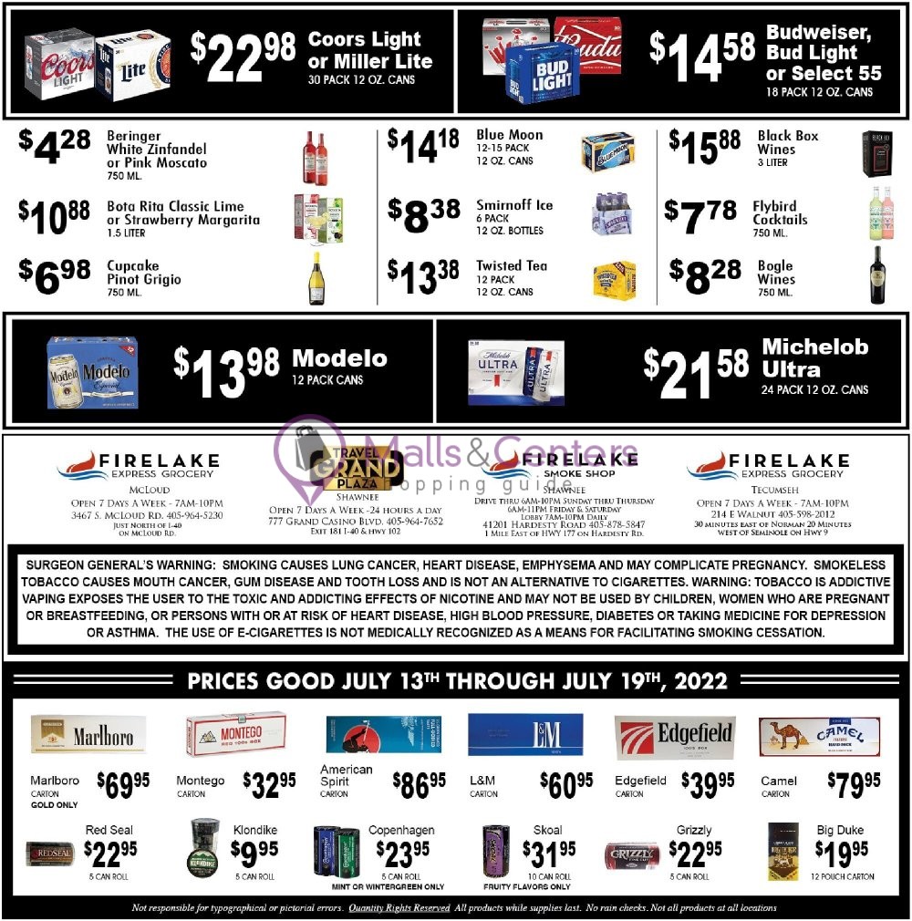 FireLake Discount Foods Weekly ad valid from 07/13/2022 to 07/19/2022