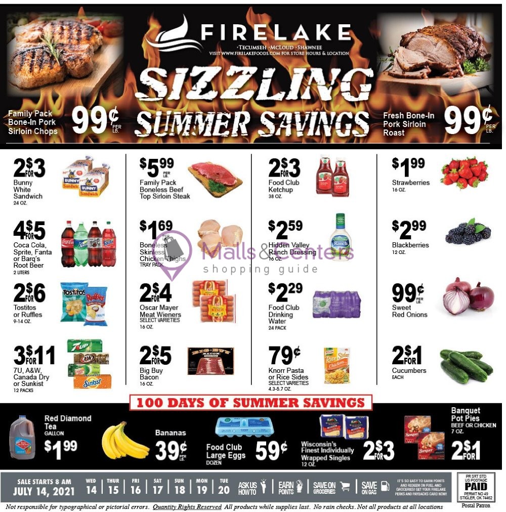 FireLake Discount Foods Weekly ad valid from 07/14/2021 to 07/20/2021