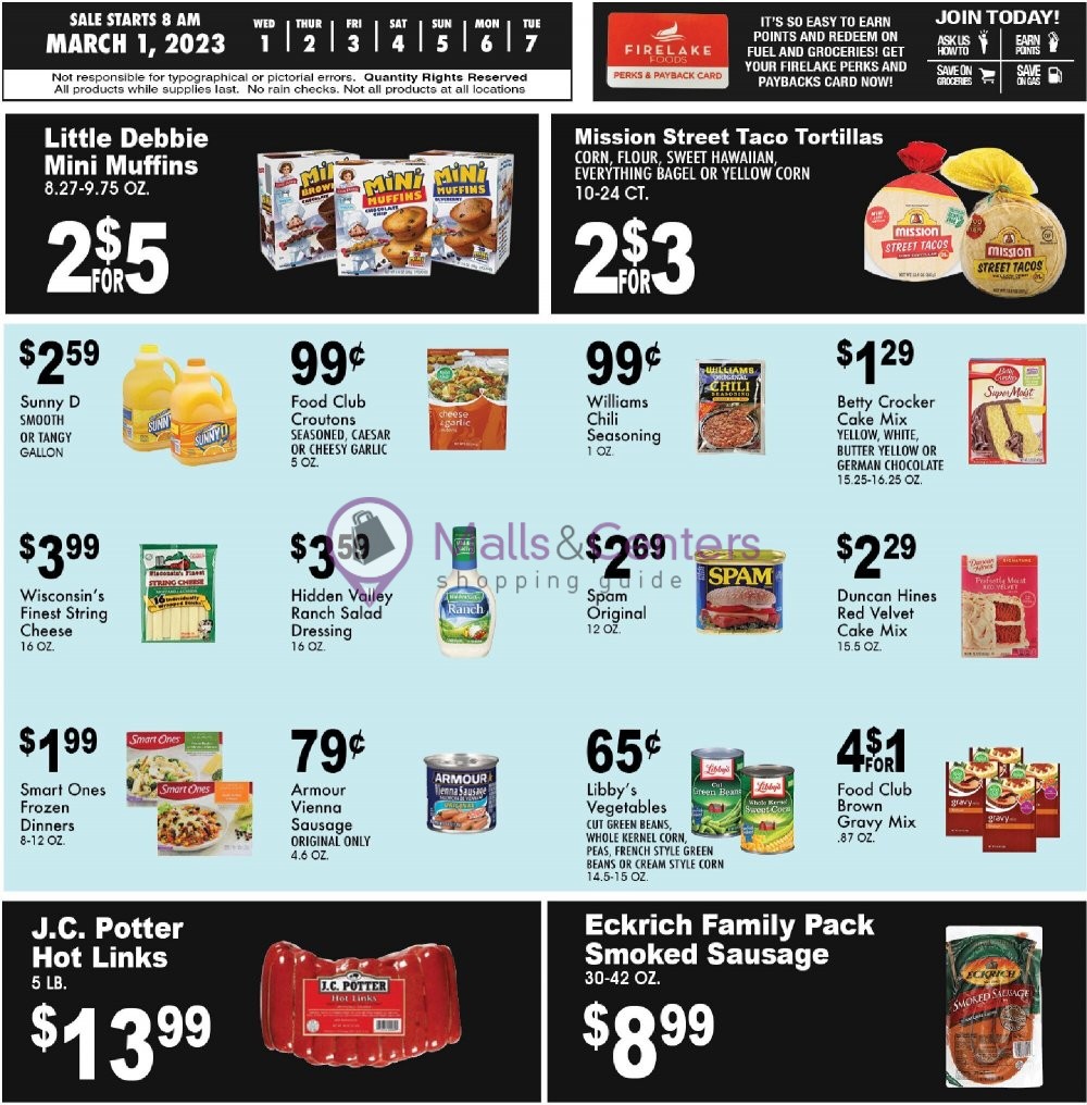 FireLake Discount Foods Weekly ad valid from 03/01/2023 to 03/07/2023
