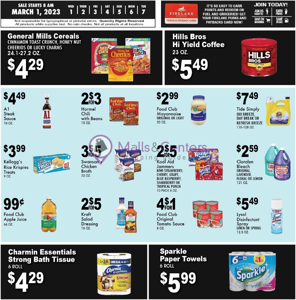 FireLake Discount Foods Weekly ad valid from 03/01/2023 to 03/07/2023