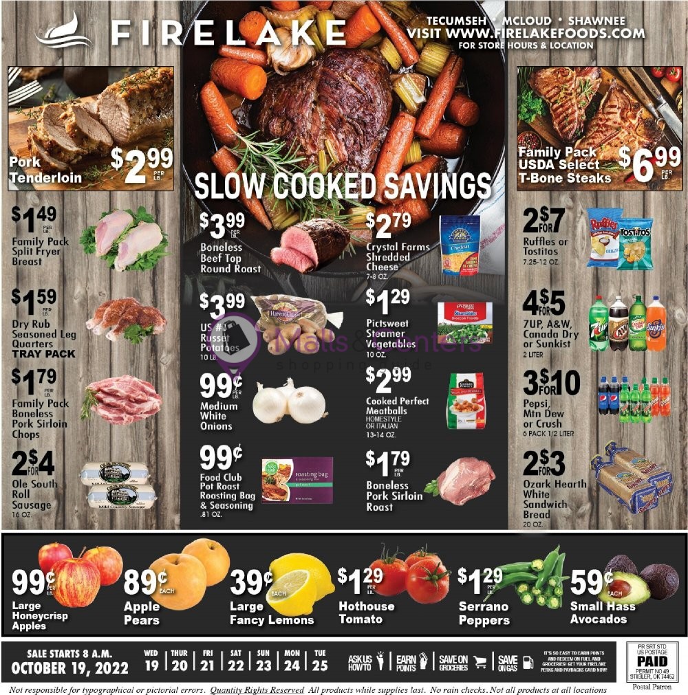 FireLake Discount Foods Weekly ad valid from 10/19/2022 to 10/25/2022