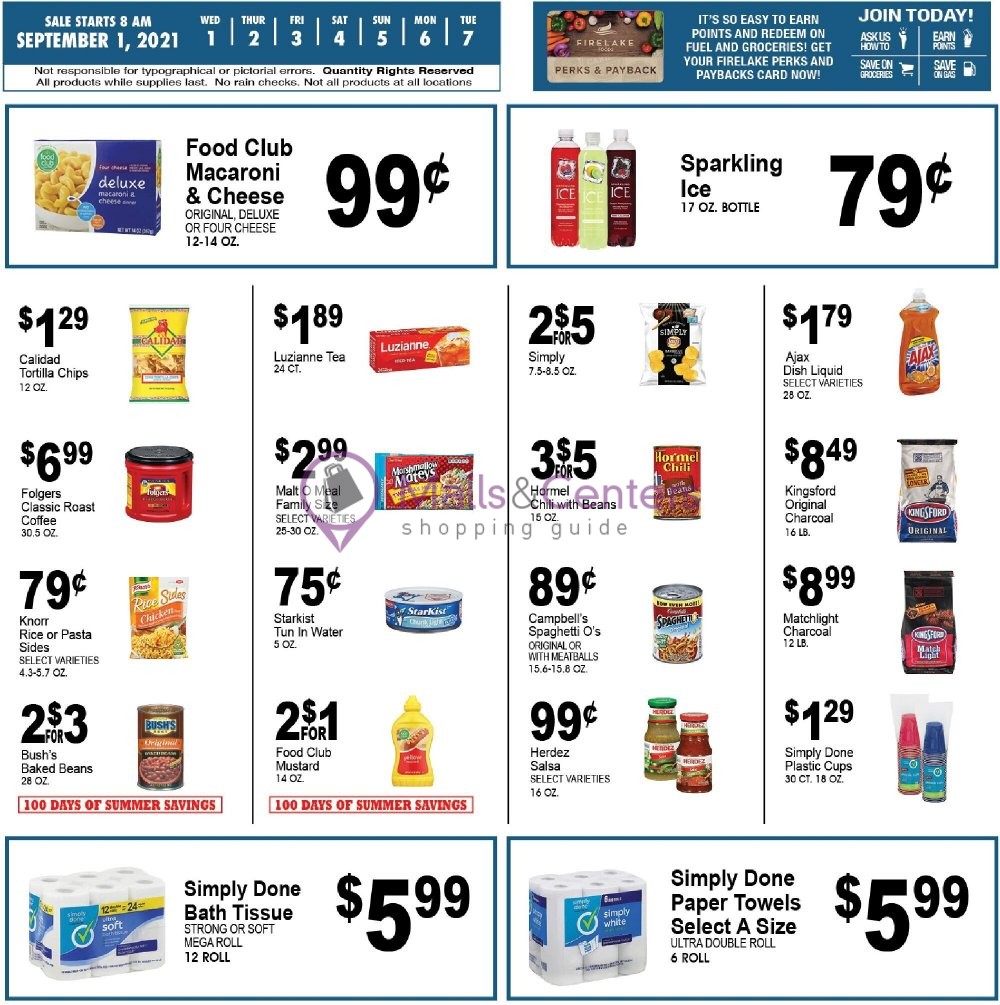 FireLake Discount Foods Weekly Ad sales & flyers specials MallsCenters