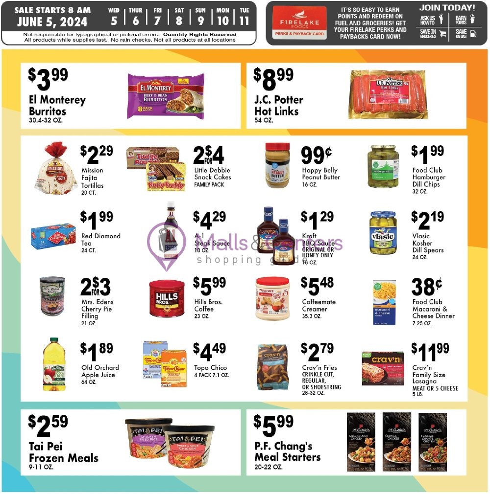 Weekly ad for FireLake Discount Foods valid: 06/05/2024 - 06/11/2024, page 2