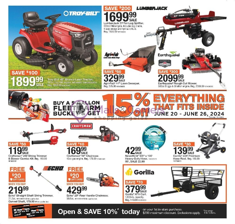 Weekly ad for Fleet Farm valid: 06/20/2024 - 06/26/2024, page 4