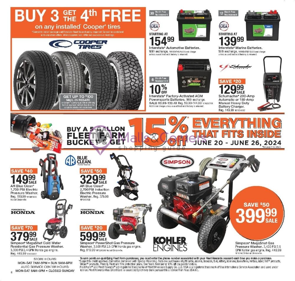Weekly ad for Fleet Farm valid: 06/20/2024 - 06/26/2024, page 6