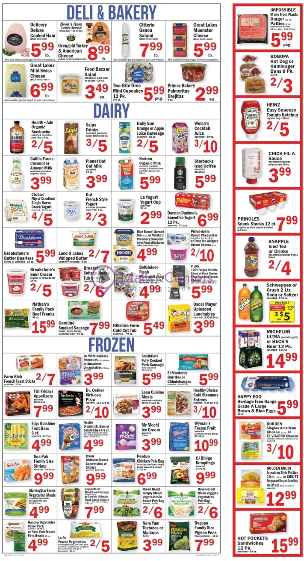Weekly ad for Food Bazaar valid: 06/13/2024 - 06/19/2024, page 3
