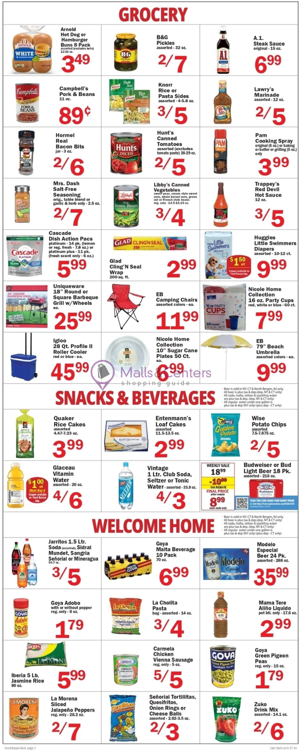 Weekly ad for Food Bazaar valid: 06/27/2024 - 07/04/2024, page 2