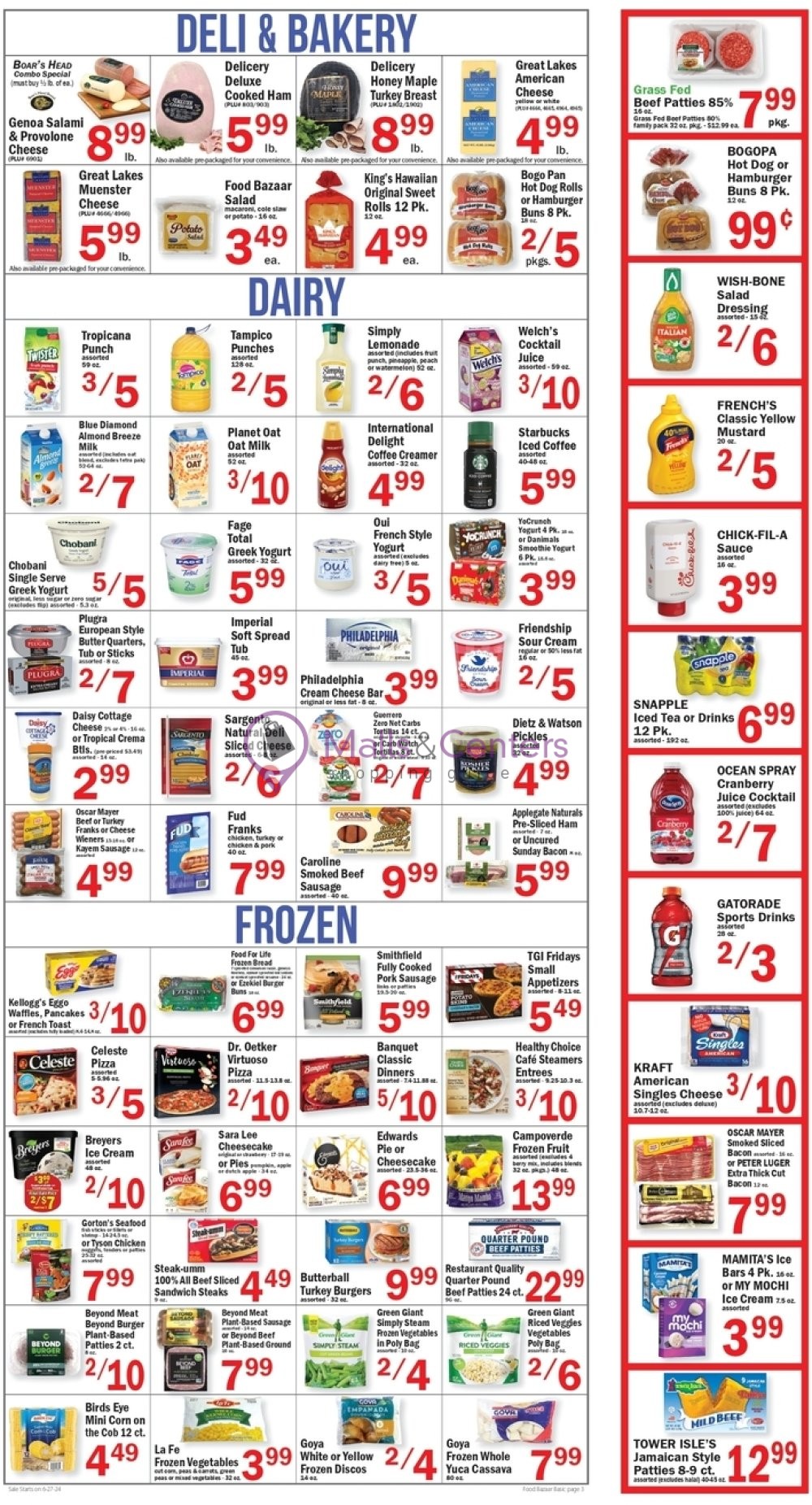 Weekly ad for Food Bazaar valid: 06/27/2024 - 07/04/2024, page 3