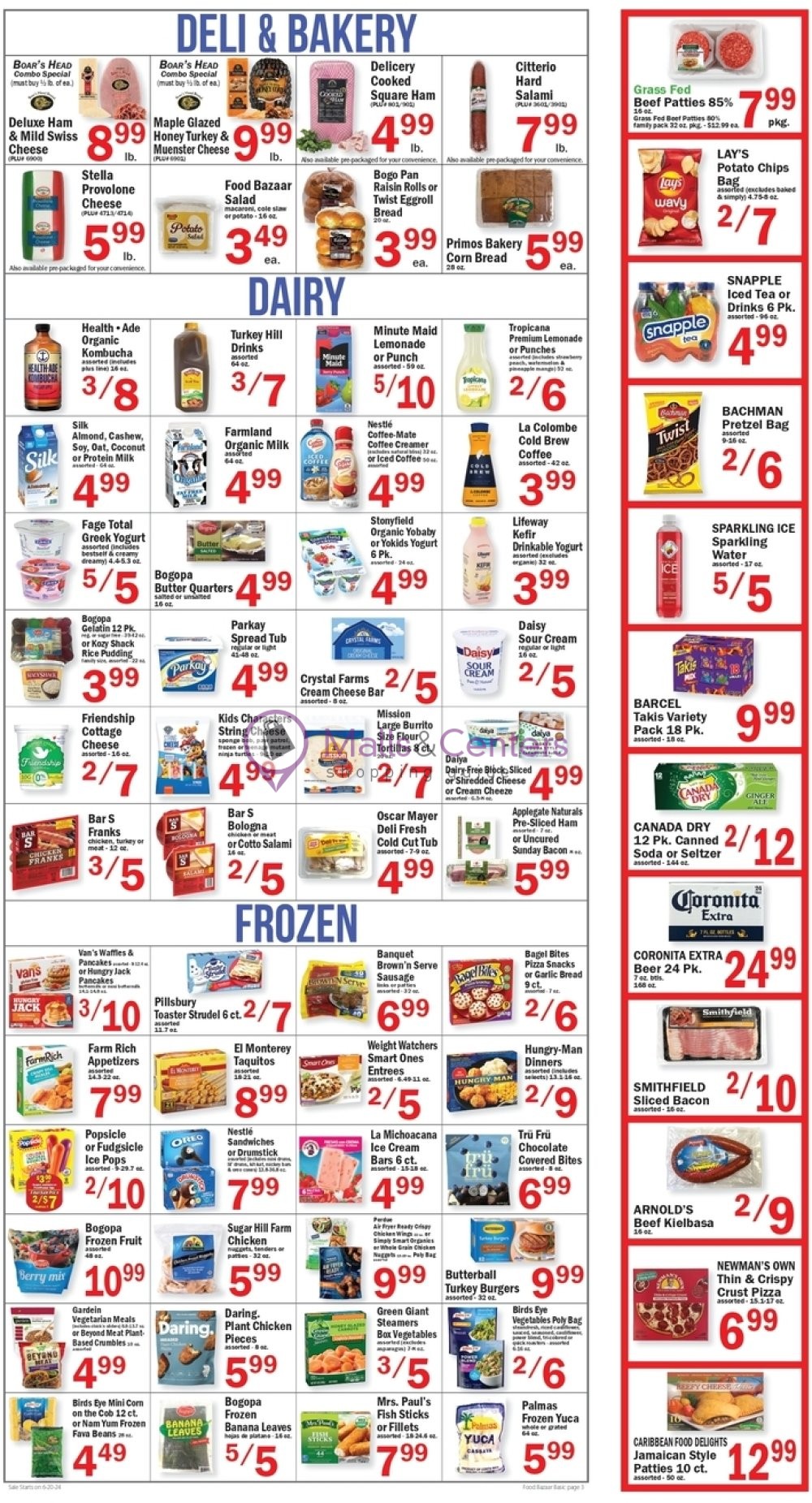 Weekly ad for Food Bazaar valid: 06/20/2024 - 06/26/2024, page 3
