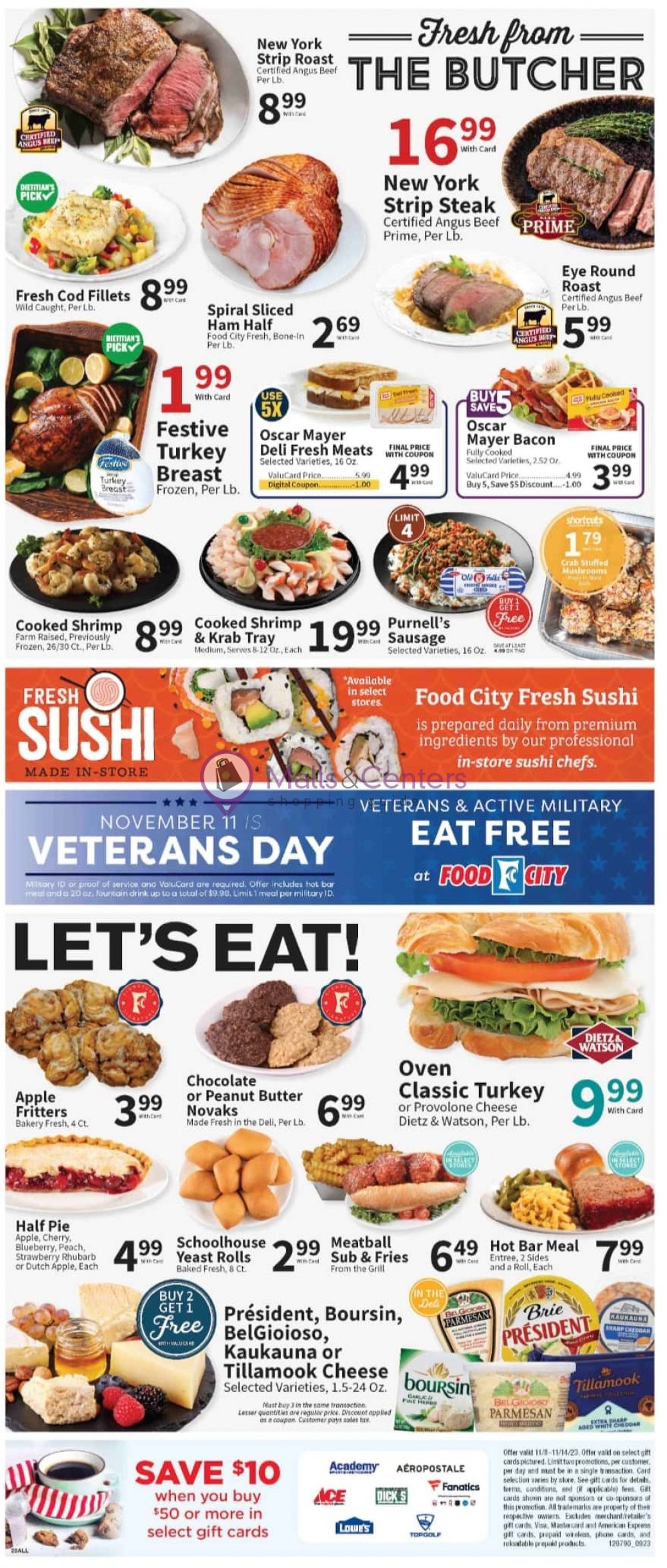 Food City Weekly ad valid from 11/08/2023 to 11/14/2023 MallsCenters