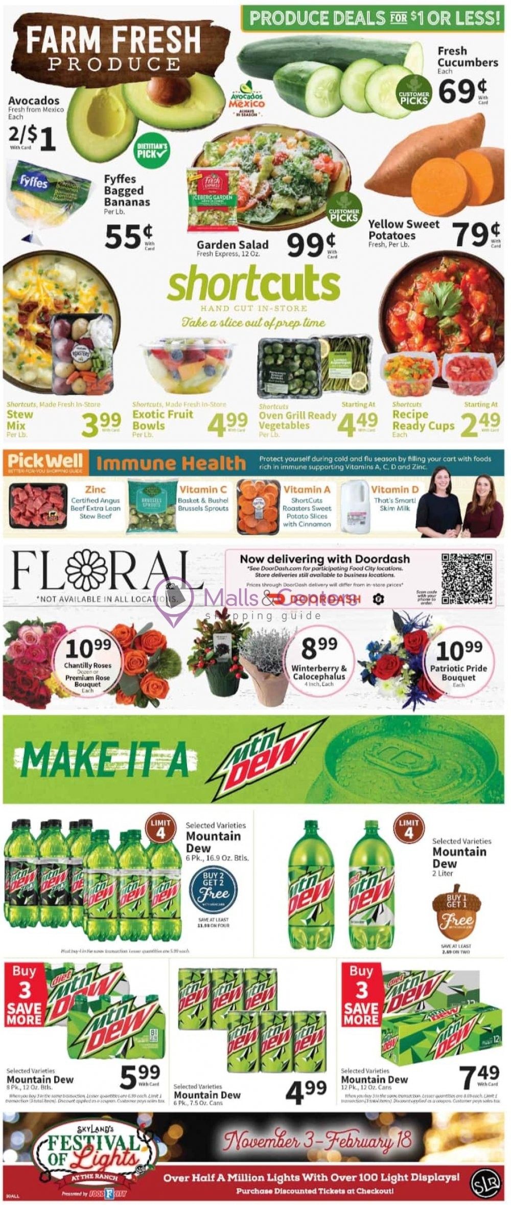 Food City Weekly ad valid from 11/08/2023 to 11/14/2023 MallsCenters