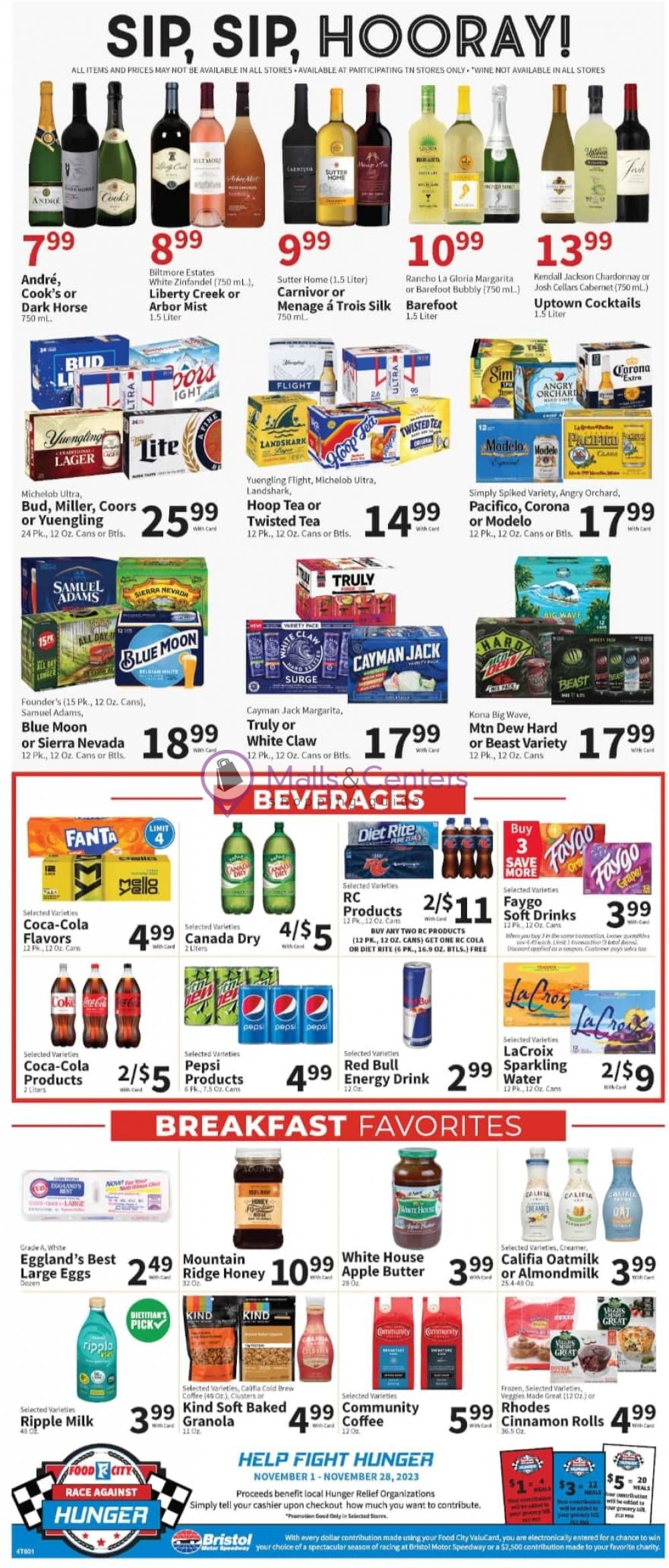 Food City Weekly ad valid from 11/08/2023 to 11/14/2023 MallsCenters