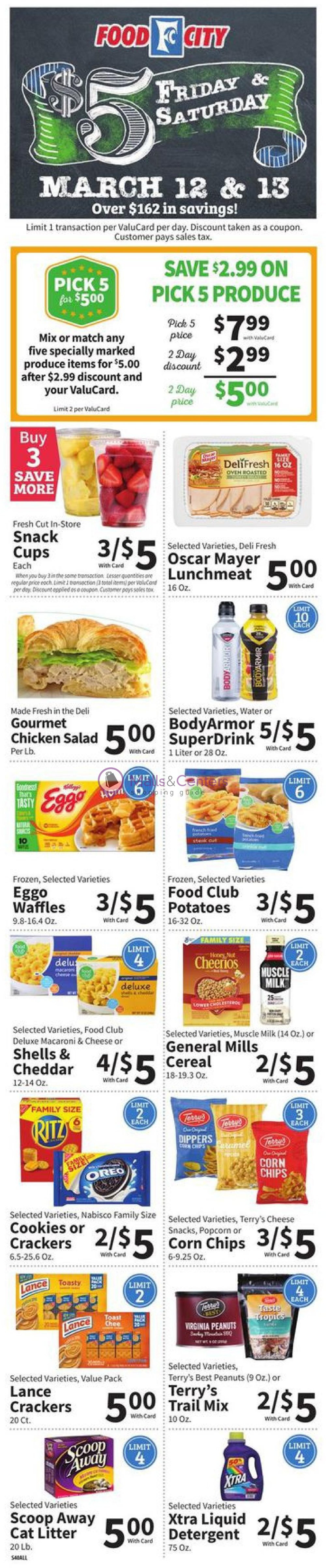 Food City Weekly ad valid from 03/10/2021 to 03/16/2021 MallsCenters