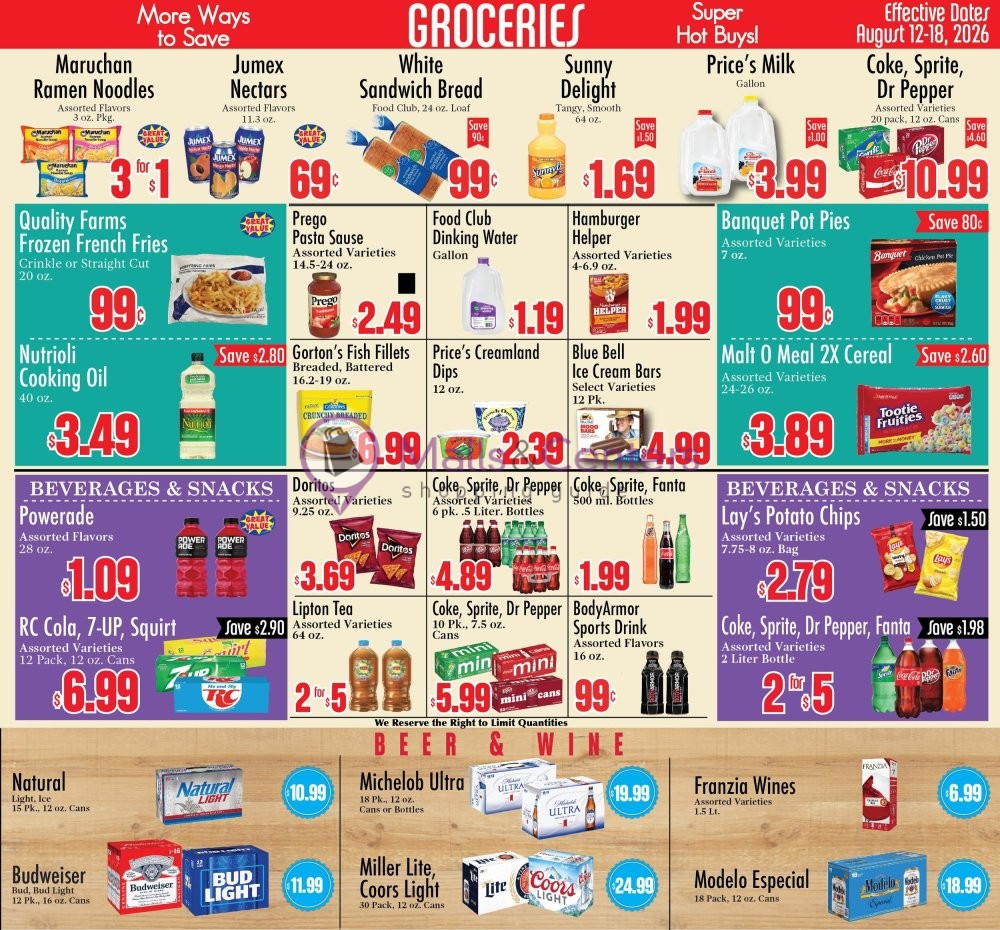 Weekly ad for Food City Supermarkets valid: 08/12/2026 - 08/18/2026, page 3
