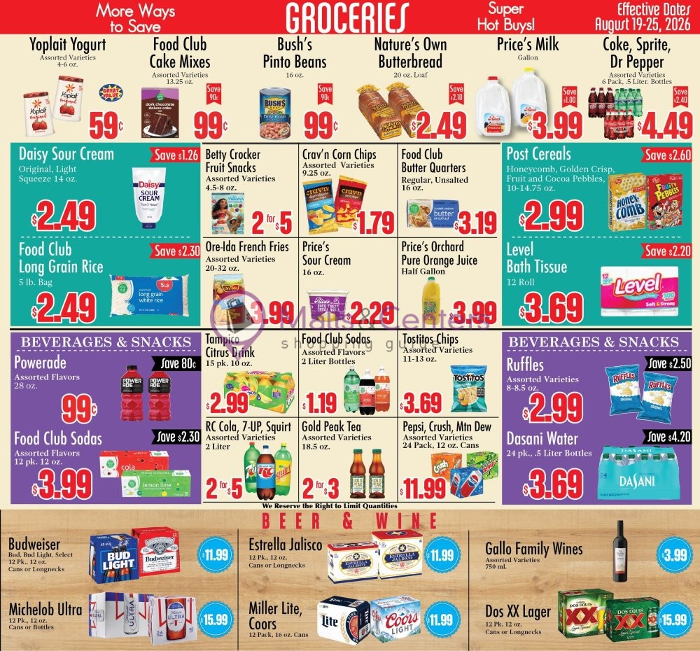 Weekly ad for Food City Supermarkets valid: 08/19/2026 - 08/25/2026, page 3