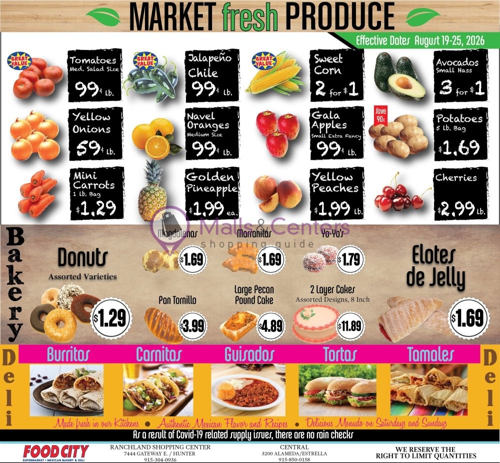 Weekly ad for Food City Supermarkets valid: 08/19/2026 - 08/25/2026, page 4