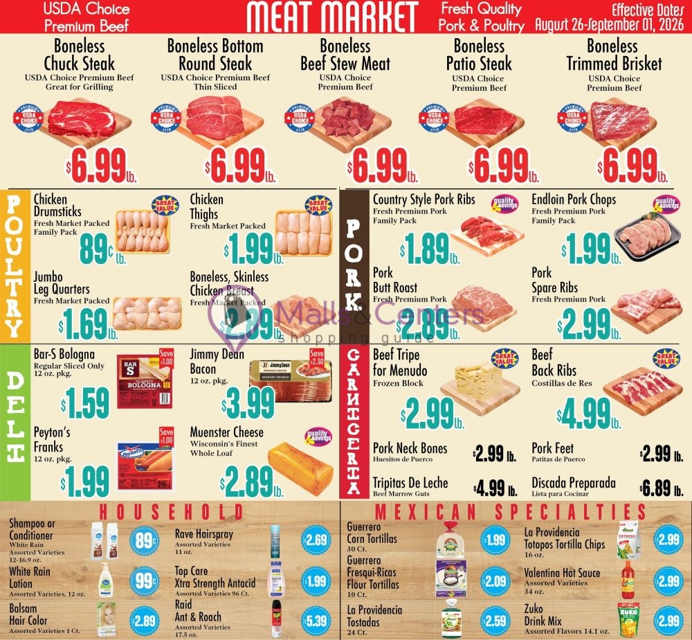 Weekly ad for Food City Supermarkets valid: 08/26/2026 - 09/01/2026, page 2