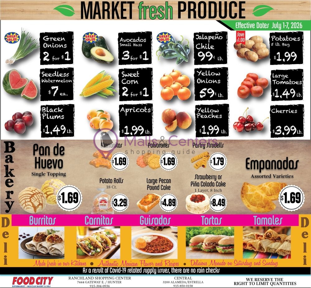 Weekly ad for Food City Supermarkets valid: 07/01/2026 - 07/07/2026, page 4