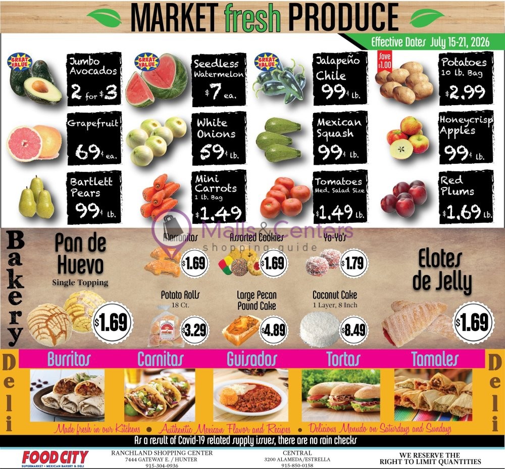 Weekly ad for Food City Supermarkets valid: 07/15/2026 - 07/21/2026, page 4