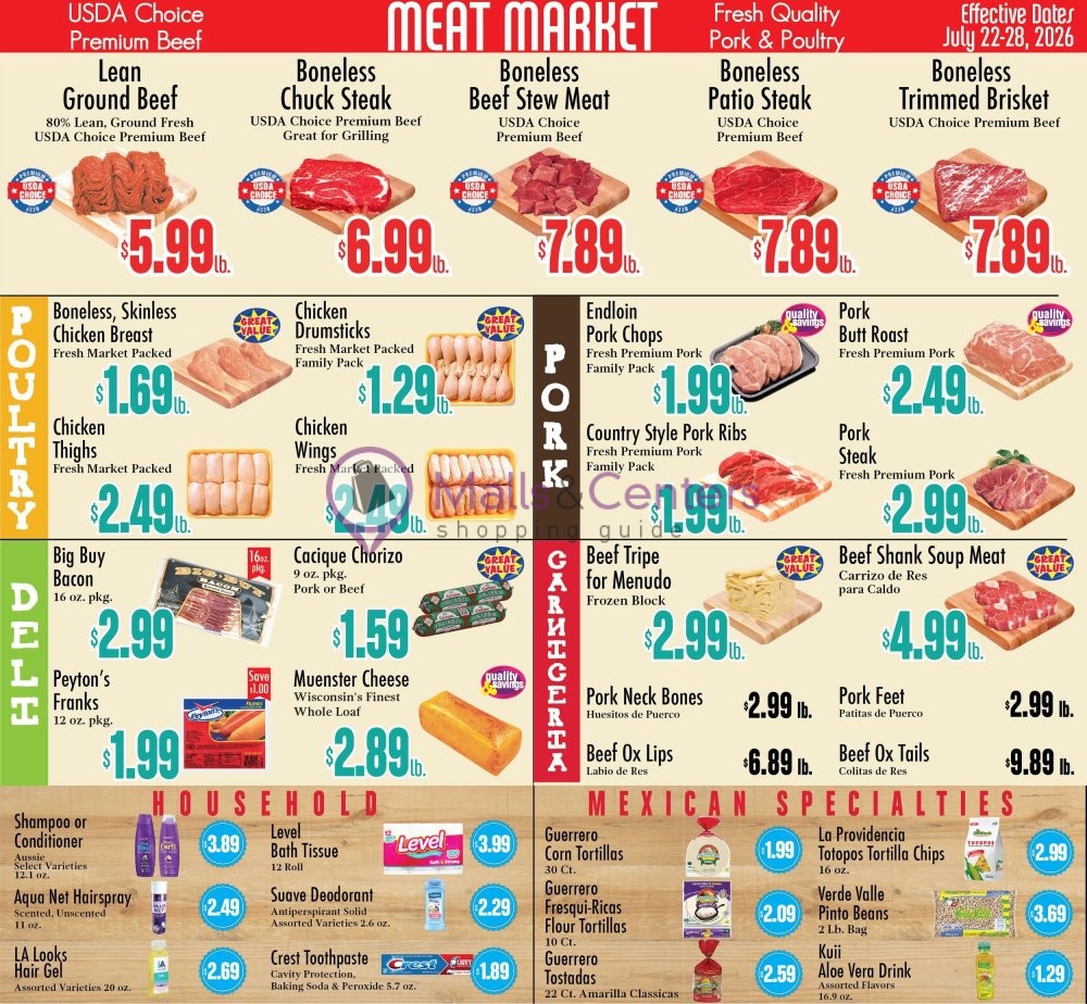 Weekly ad for Food City Supermarkets valid: 07/22/2026 - 07/28/2026, page 2