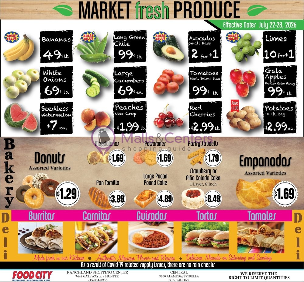 Weekly ad for Food City Supermarkets valid: 07/22/2026 - 07/28/2026, page 4