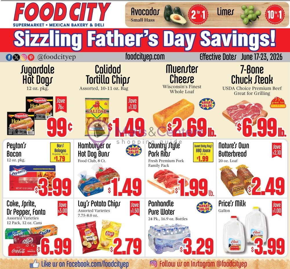 Weekly ad for Food City Supermarkets valid: 06/17/2026 - 06/23/2026, page 1