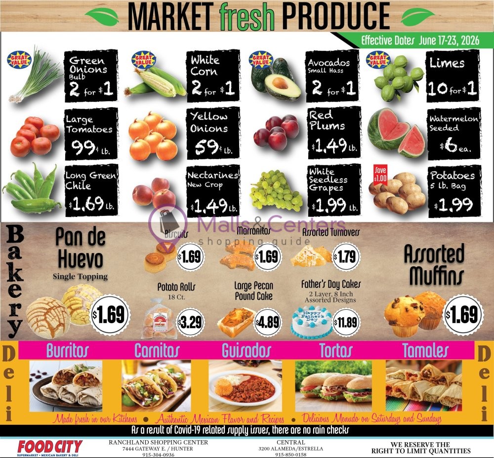 Weekly ad for Food City Supermarkets valid: 06/17/2026 - 06/23/2026, page 4