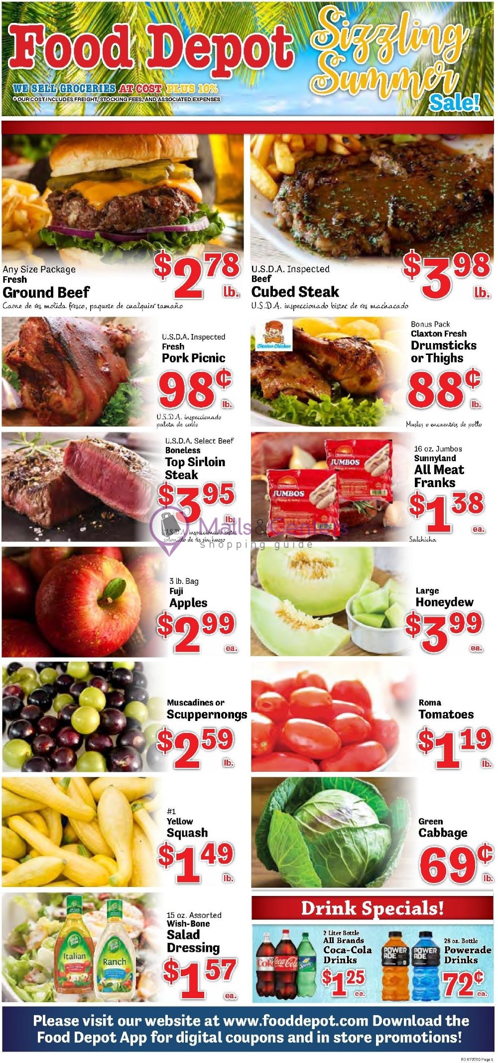 Food Depot Weekly ad valid from 07/27/2020 to 08/02/2020 MallsCenters