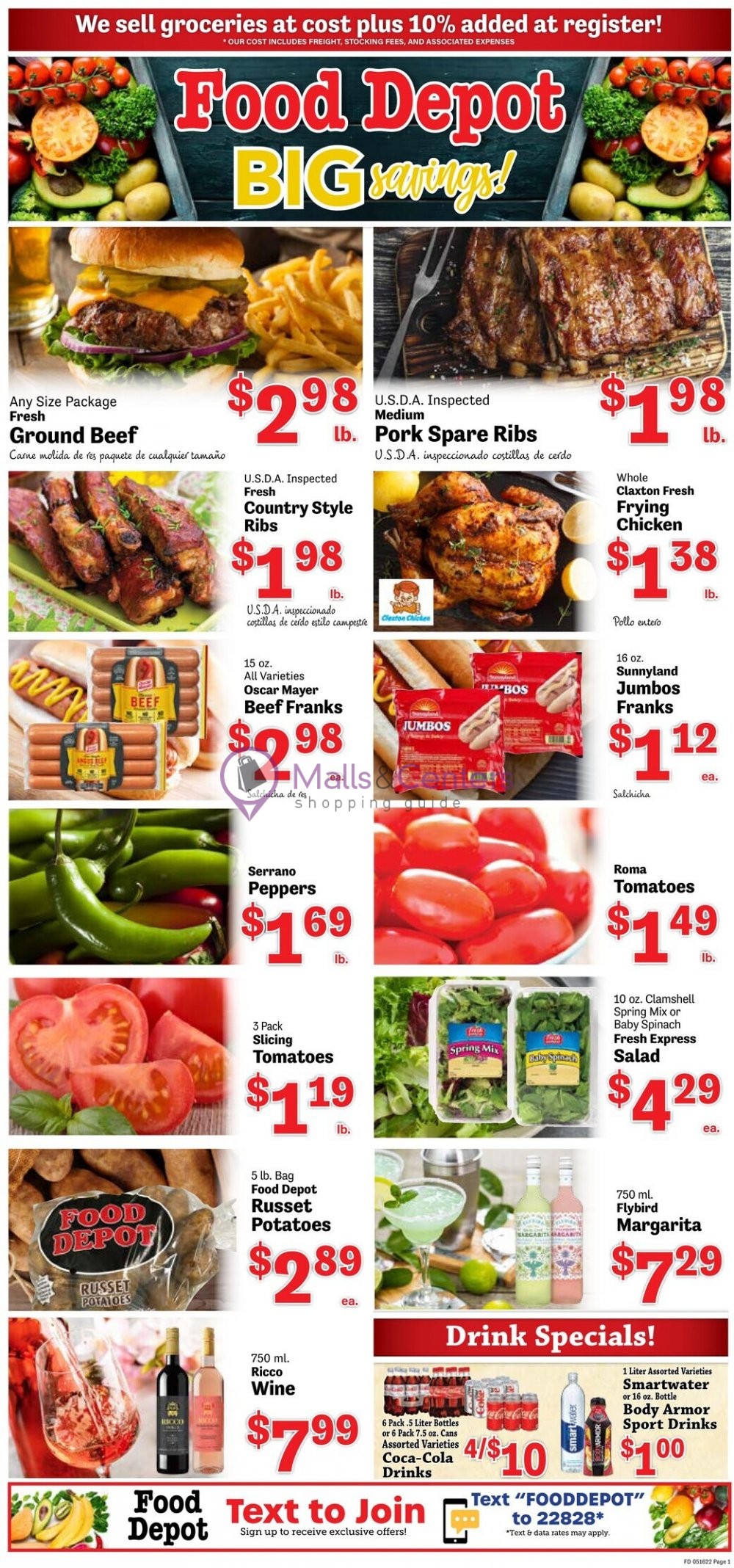 Food Depot Weekly ad valid from 05/16/2022 to 05/22/2022 MallsCenters