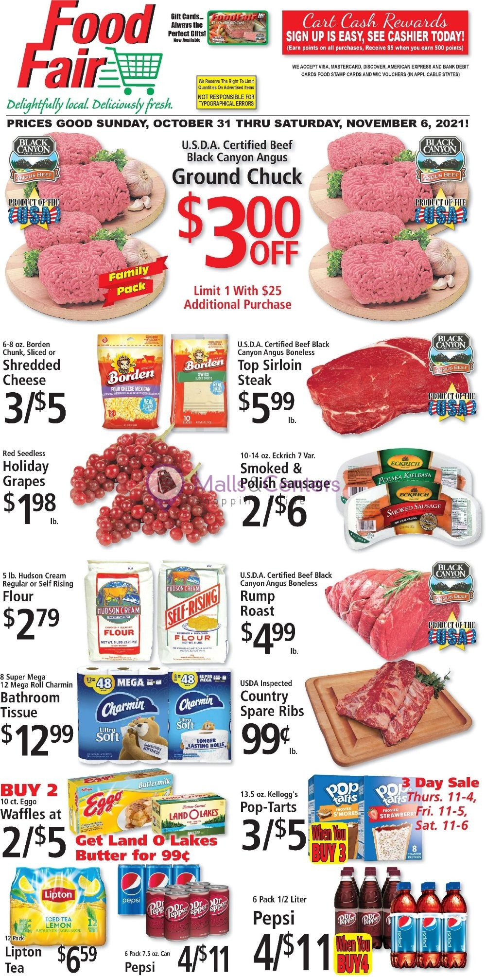 Food Fair Weekly ad valid from 10/31/2021 to 11/06/2021 MallsCenters