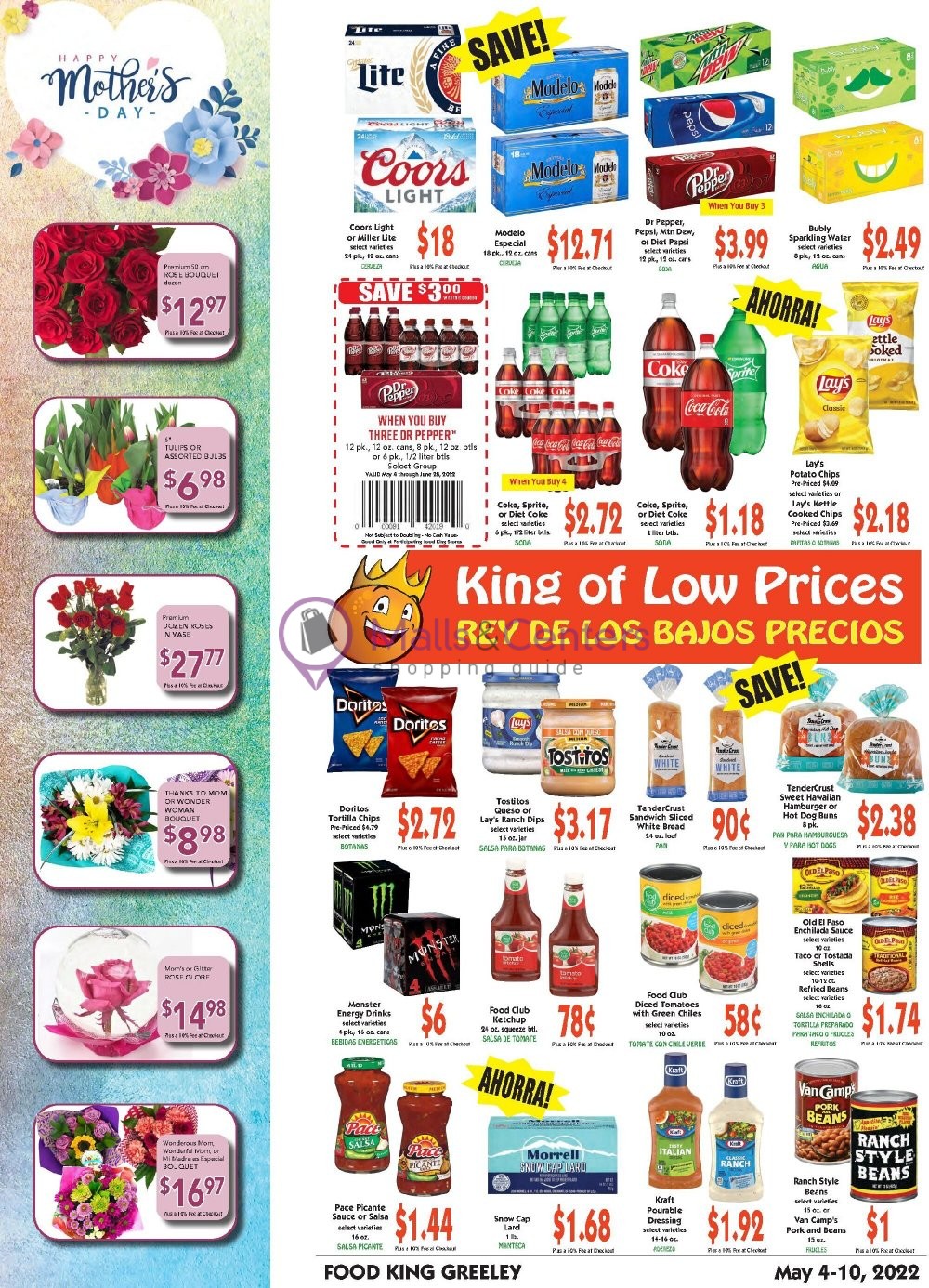 Food King Cost Plus Food Weekly ad valid from 05/04/2022 to 05/10/2022