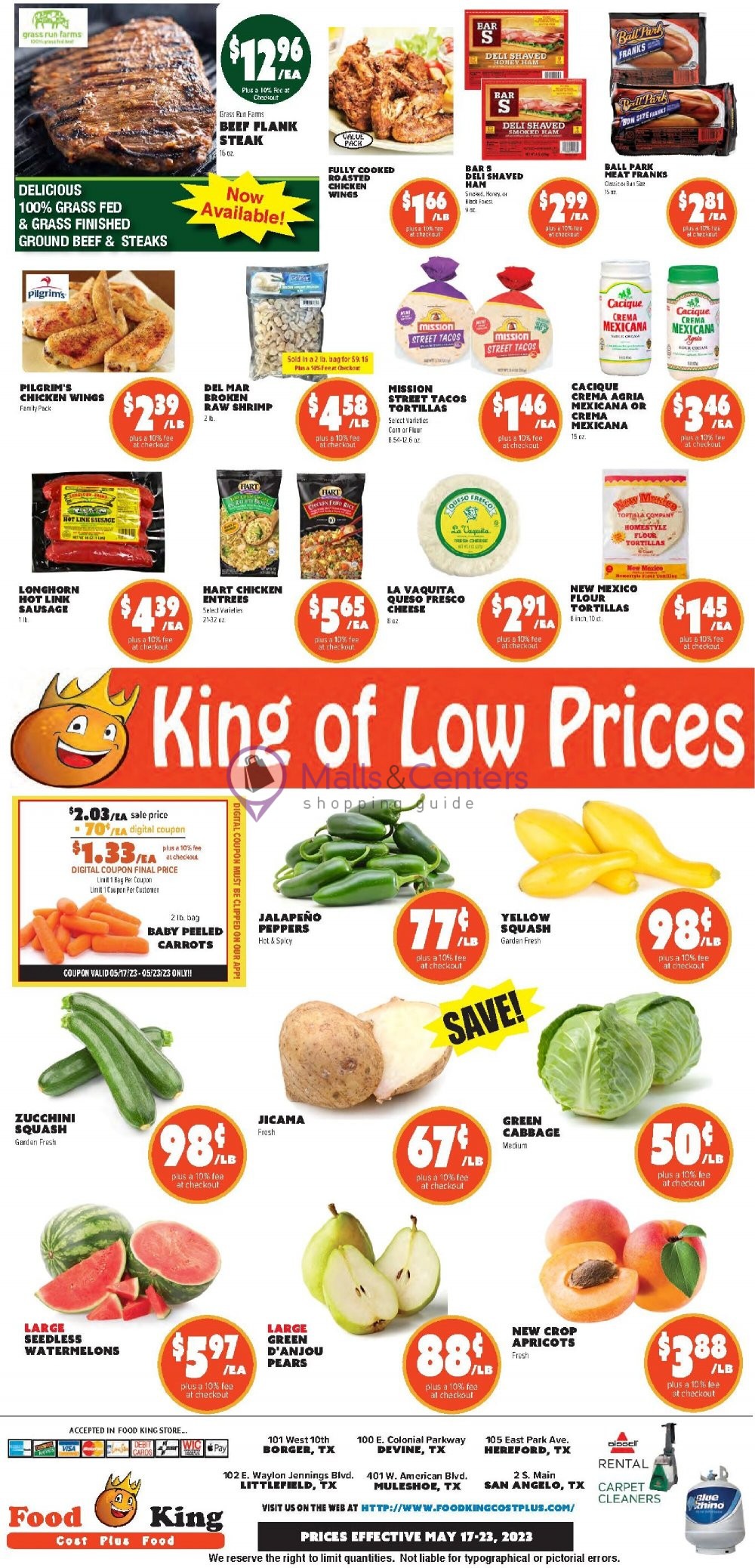 Food King Cost Plus Food Weekly ad valid from 05/17/2023 to 05/23/2023