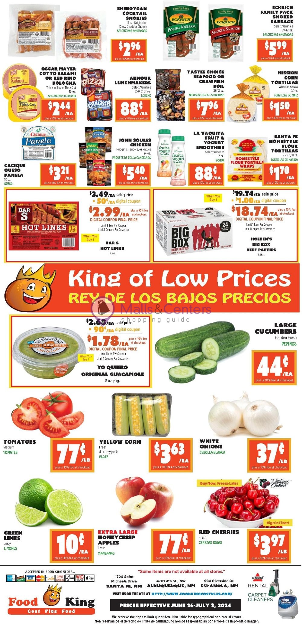 Weekly ad for Food King Cost Plus Food valid: 06/26/2024 - 07/02/2024, page 4