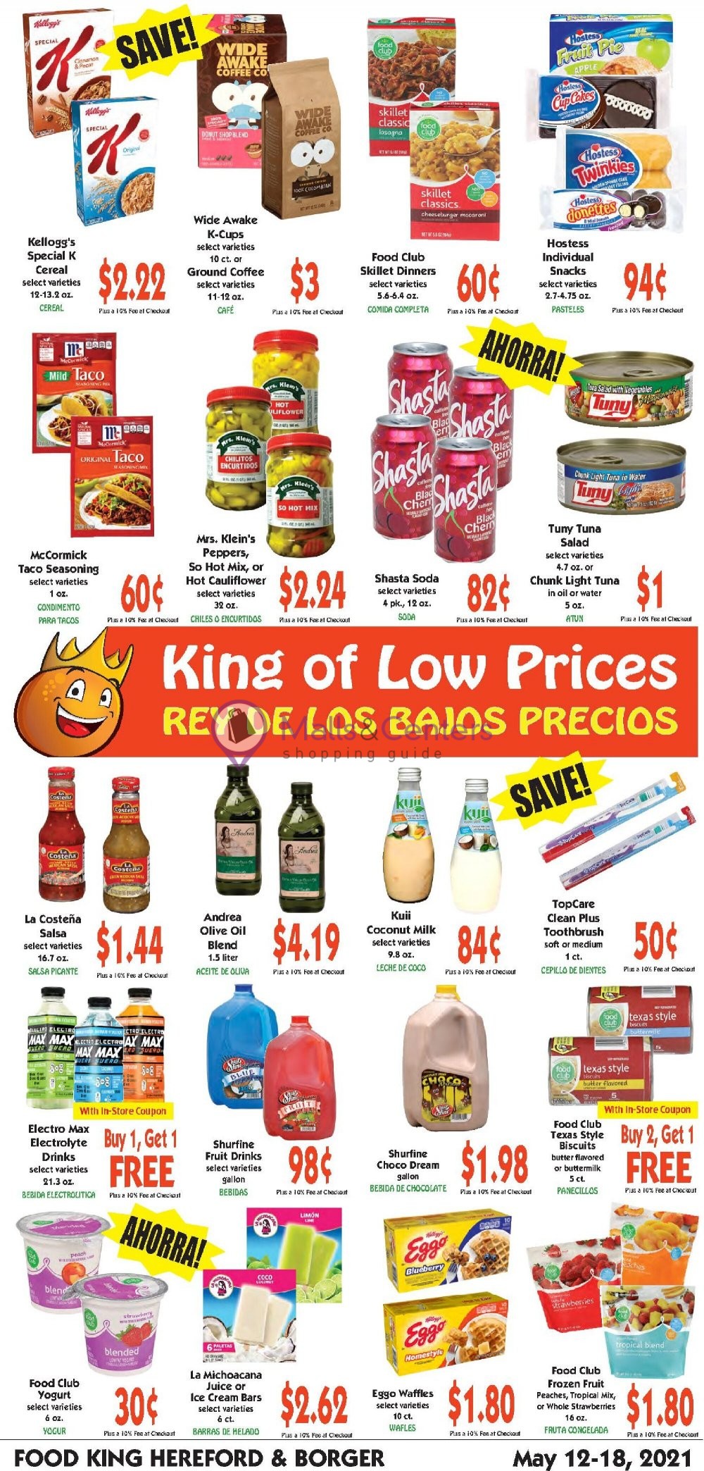 Food King Cost Plus Food Weekly Ad sales & flyers specials MallsCenters