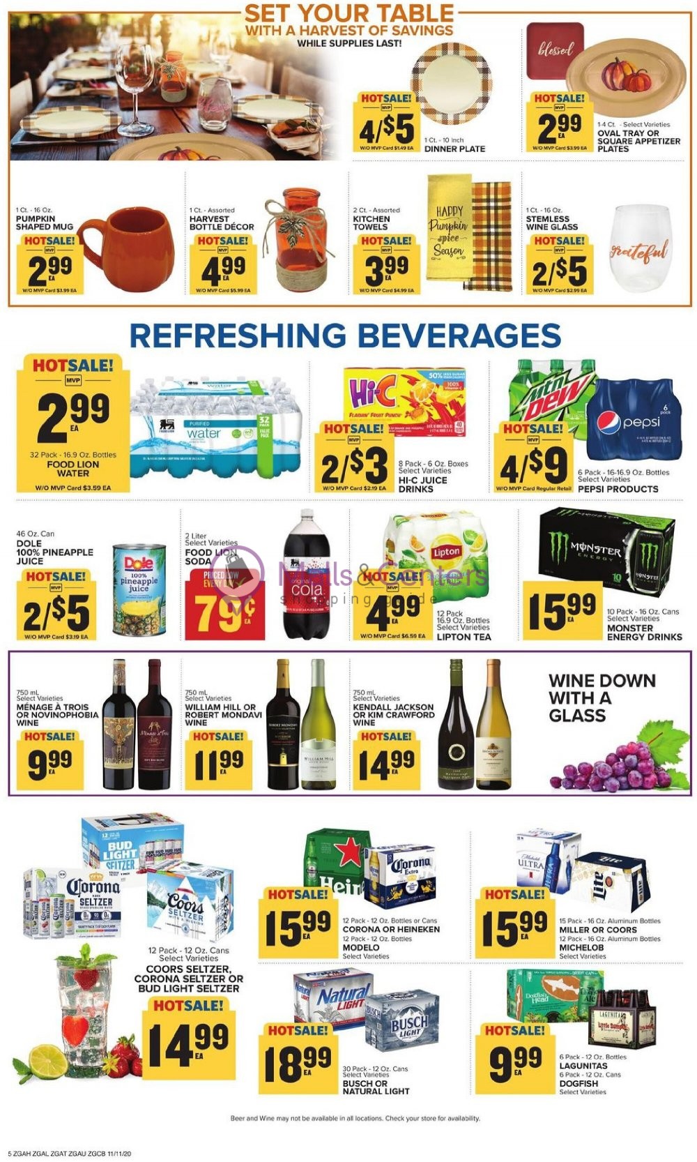 Food Lion Weekly ad valid from 11/11/2020 to 11/17/2020 MallsCenters
