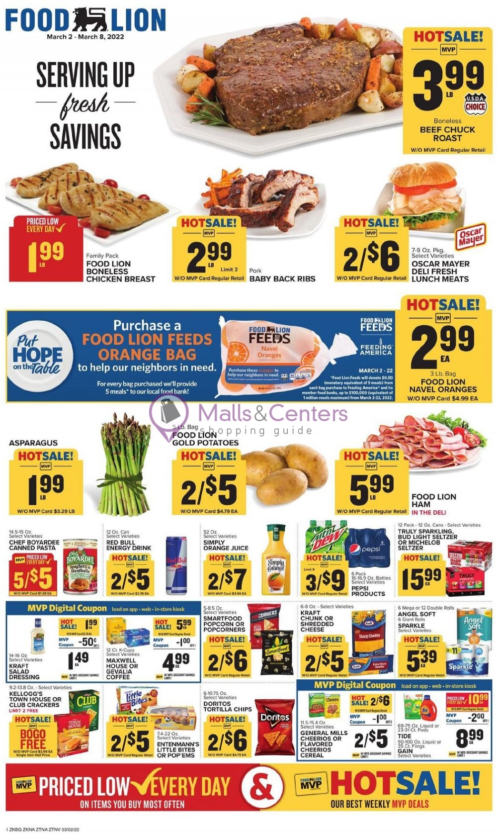 Food Lion Weekly ad valid from 03/02/2022 to 03/08/2022 MallsCenters