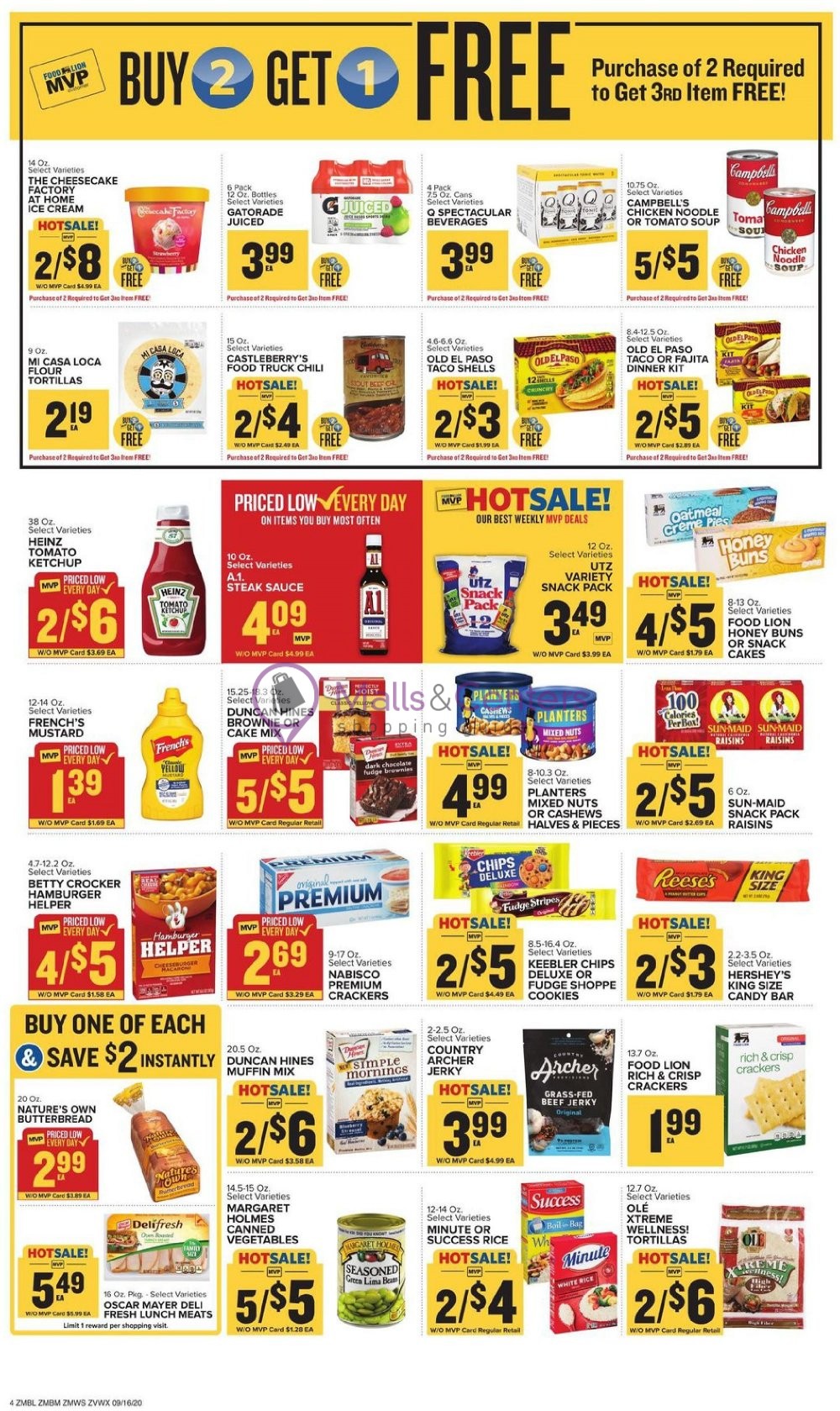 Food Lion Weekly ad valid from 09/16/2020 to 09/22/2020 MallsCenters