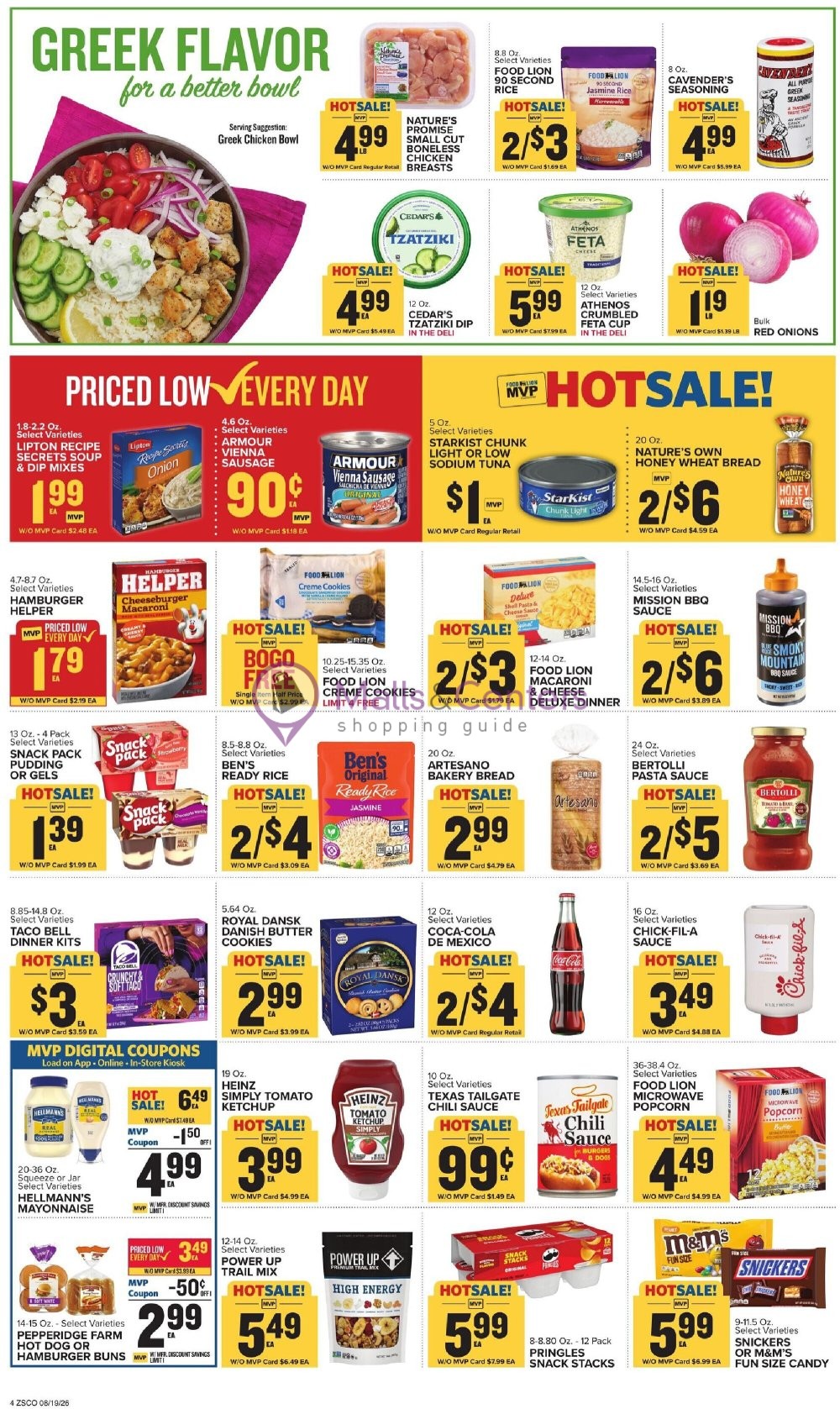 Weekly ad for Food Lion valid: 08/19/2026 - 08/25/2026, page 8