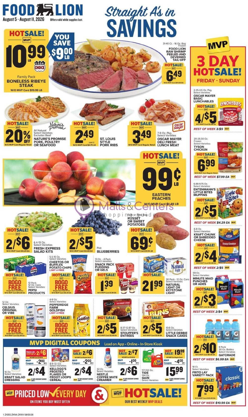 Weekly ad for Food Lion valid: 08/05/2026 - 08/11/2026, page 1
