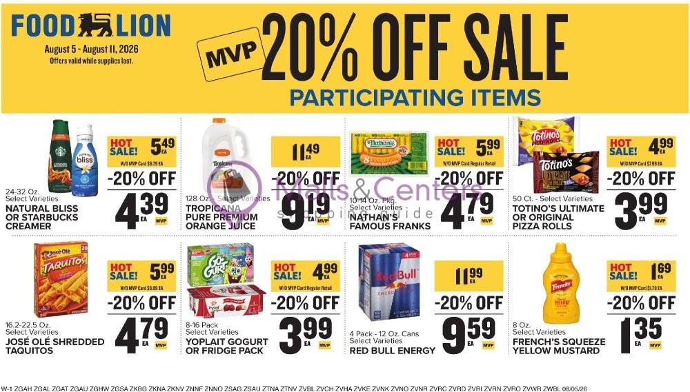 Weekly ad for Food Lion valid: 08/05/2026 - 08/11/2026, page 12