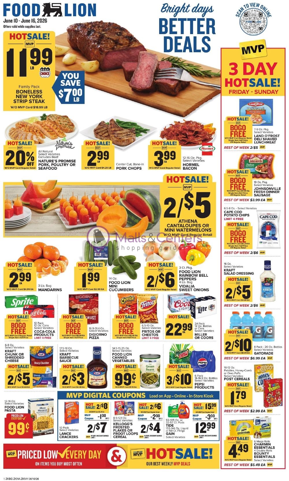Weekly ad for Food Lion valid: 06/10/2026 - 06/16/2026, page 1
