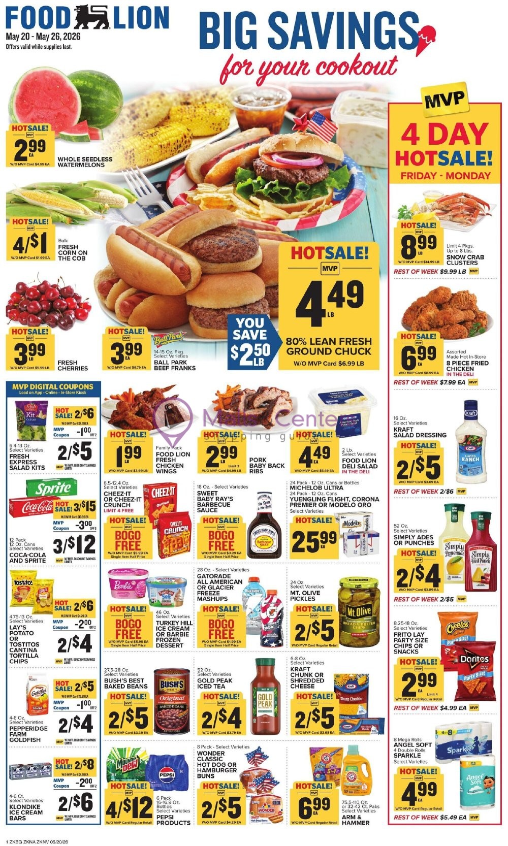 Weekly ad for Food Lion valid: 05/20/2026 - 05/26/2026, page 1