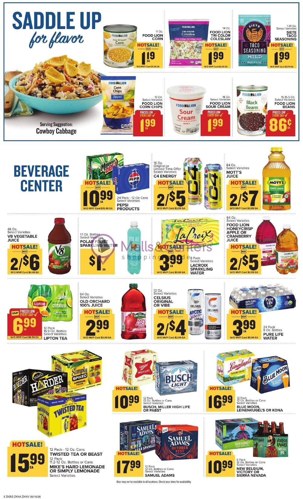 Weekly ad for Food Lion valid: 09/16/2026 - 09/22/2026, page 10