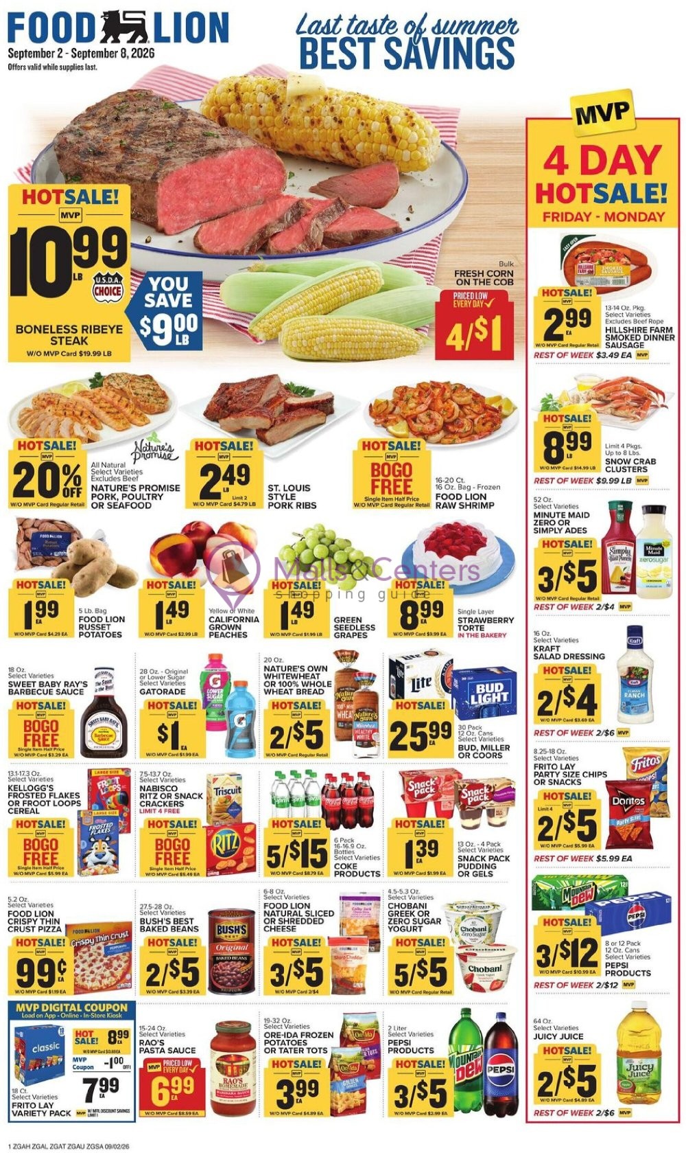 Weekly ad for Food Lion valid: 09/02/2026 - 09/08/2026, page 1
