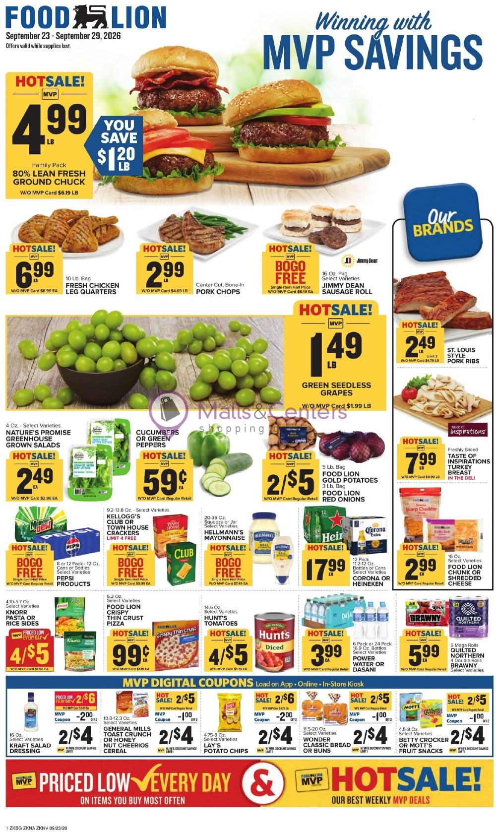 Weekly ad for Food Lion valid: 09/23/2026 - 09/29/2026, page 1