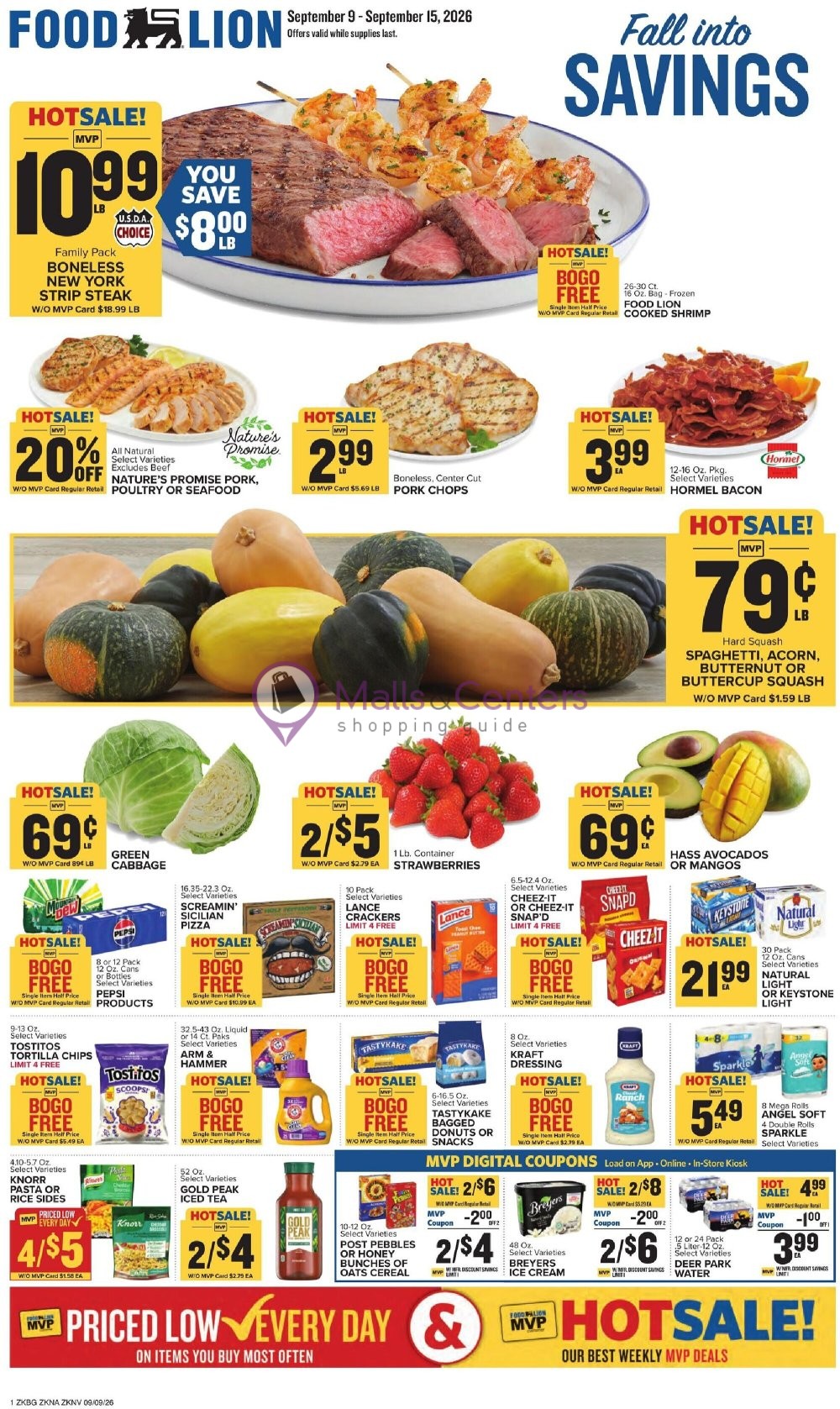 Weekly ad for Food Lion valid: 09/09/2026 - 09/15/2026, page 1
