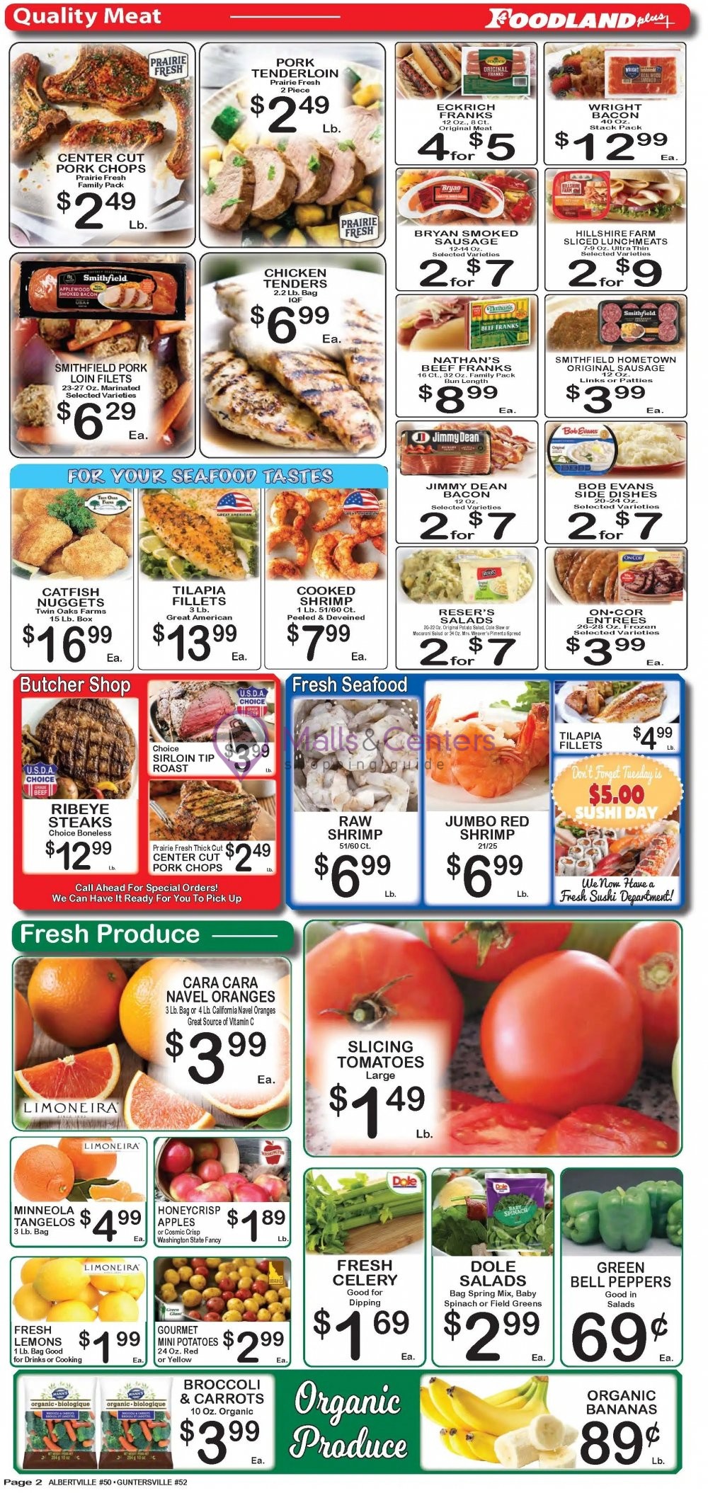 Foodland Grocery Weekly ad valid from 02/28/2023 to 03/06/2023 MallsCenters